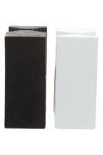 Ryn Set of 2 Black & White Bookends. Modern bookends. Abstract bookends. Black and white décor. Minimalist shelf accessories. Contemporary home décor. Artistic book holders.