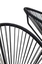 Raven Rattan 3 Piece Patio Set. Modern patio furniture. Rattan outdoor set. Black rattan chairs. Weather-resistant patio set. Contemporary garden furniture. Steel frame outdoor set. Balcony furniture. Outdoor seating set.