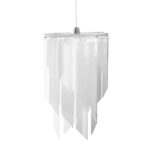 Elan Acrylic Pendant Light. Acrylic ceiling light. Modern pendant lamp. White shade light. Contemporary lighting. Dining room pendant. Minimalist décor. Elegant ceiling fixture. Designer lighting.