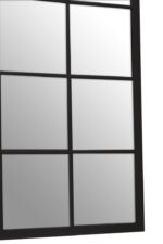 Meza Grid Rectangular Wall Mirror. Grid wall mirror. Rectangular decorative mirror. Modern wall mirror. Statement home mirror. Industrial style mirror. Contemporary wall décor. Decorative mirrors UK. Living room wall mirror. Bedroom wall mirror. Hallway mirror. Large wall mirror. Metal grid mirror. Rectangular home mirror. Modern interior mirror.