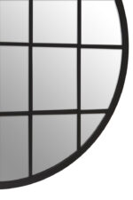Round wall mirror. Grid round mirror. Circular decorative mirror. Modern round mirror. Statement wall mirror. Industrial home mirror. Contemporary mirror décor. Metal frame mirror. Large circular mirror. Feature wall mirror. Living room round mirror. Bedroom wall mirror. Hallway decorative mirror. Bathroom statement mirror. Modern interior mirror. Architectural wall mirror. Stylish home accessories. Trend-led wall décor. Premium decorative mirror. Home feature mirror.