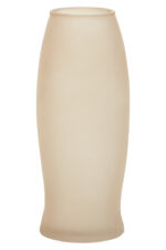 Oat Gold Sculpture Vase. Gold glass vase. Sculptural decorative vase. Boho décor accessory. Tribal inspired home décor. Artistic gold vase. Modern centerpiece. Metallic home accent. Contemporary glass sculpture.