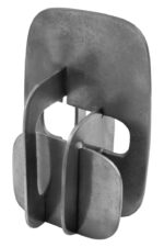 Tate Abstract Sculpture. Black home décor. Modern decorative sculpture. Aluminium art piece. Handcrafted sculpture. Contemporary home accessory. Luxe tabletop décor.