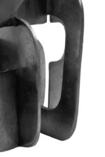 Tate Abstract Sculpture. Black home décor. Modern decorative sculpture. Aluminium art piece. Handcrafted sculpture. Contemporary home accessory. Luxe tabletop décor.