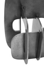 Tate Abstract Sculpture. Black home décor. Modern decorative sculpture. Aluminium art piece. Handcrafted sculpture. Contemporary home accessory. Luxe tabletop décor.