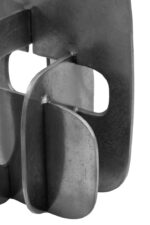 Tate Abstract Sculpture. Black home décor. Modern decorative sculpture. Aluminium art piece. Handcrafted sculpture. Contemporary home accessory. Luxe tabletop décor.