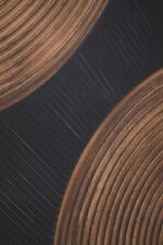 Julian Framed Wall Art. Modern wall art. Circular pattern artwork. Minimalist home décor. Contemporary carved wall art. Textured wall piece. Geometric wall art. Modern framed artwork. Living room wall décor. Black and gold wall art. Elegant statement art. Designer wall décor. Abstract circular art. Luxury wall decoration. Modern interior design art. Sophisticated home décor. 3D textured wall art. Framed modern artwork. Stylish wall accessory.