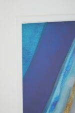 Set of 2 Abstract Wall Art. Blue and gold wall art. Modern abstract prints. Framed art set. Contemporary wall décor. Gold framed wall art. Neutral abstract paintings. Elegant home décor. Luxury living room art. Minimalist wall décor. Fluid pattern wall art. Stylish framed artwork. Geometric art set. Modern blue artwork. Chic gold accent art. Abstract canvas prints. Home office wall art. Modern art for bedroom. Decorative wall feature.