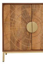 Zera 2 Door Sideboard. Carved mango wood sideboard. Natural wood storage unit. Gold leg sideboard. Modern dining room furniture. Contemporary mango wood cabinet. Handcrafted furniture. Luxury wooden sideboard. Sustainable home décor. Mango wood console. Elegant living room furniture. Gold metal frame sideboard. Artisan carved design. Minimalist storage cabinet. Eco-friendly wooden furniture. Boho chic sideboard. Durable modern furniture. Boutique style home decor. Rustic modern wood sideboard. Timeless furniture design.