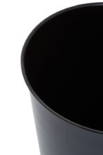 Caven Waste Bin. Stainless steel waste bin. Green bathroom bin. Modern bathroom accessory. Elegant waste basket. Luxury bathroom decor. Small stainless steel bin. Minimalist waste bin. Compact rubbish bin. Contemporary bathroom organiser. Stylish home accessory. Durable metal waste bin.