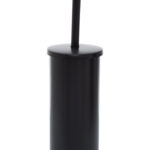 Caven Black Toilet Brush. Stainless steel toilet brush. Modern black toilet brush holder. Black bathroom accessory. Elegant toilet brush. Luxury bathroom decor. Minimalist toilet brush. Durable toilet brush. Contemporary bathroom accessory. Stylish toilet brush. Black stainless steel toilet brush. Caven bathroom collection.