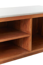 Risa Marble Media Unit. Marble and acacia TV stand. White marble top cabinet. Modern entertainment unit. Sustainable wood media console. Contemporary living room furniture. Marble top storage unit. Luxury wooden TV console. Eco-friendly furniture. Minimalist media cabinet. Marble and wood design. Durable acacia base. Modern home decor. Elegant marble furniture. Two-door TV unit. Scandinavian style console. Sustainable acacia furniture. Modern TV sideboard. Boutique living room storage. Timeless marble and wood furniture.