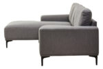 Manor 3 Seater Left Chaise Sofa. Grey fabric sofa. Left hand chaise lounge. Modern corner sofa. Contemporary living room furniture. Upholstered three seater. Plush cushioned sofa. Minimalist sectional sofa. Soft grey couch. Luxury family sofa. Black wooden leg sofa. Stylish home seating. Comfortable modern sofa. Scandinavian style sofa. Neutral tone furniture. Elegant living room décor. Durable sofa design. Timeless modern sofa. Spacious three seater. Modern home furniture.