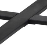 Cera dining table. Round marble effect dining table. Black dining table. Melamine dining table. Modern kitchen table. Small round dining table. Metal base dining table. Contemporary dining furniture. Easy clean dining table.