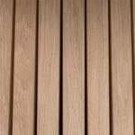 round dining table. white pigmented dining table. oak round dining table. Scandinavian dining table. Nordic dining furniture. small dining table. 4 seater dining table. compact dining table. lamella base table. conical base dining table. modern wood dining table. minimalist dining furniture. Lars dining table.