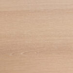 round dining table. white pigmented dining table. oak round dining table. Scandinavian dining table. Nordic dining furniture. small dining table. 4 seater dining table. compact dining table. lamella base table. conical base dining table. modern wood dining table. minimalist dining furniture. Lars dining table.