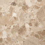 Round marble dining table. Travertine dining table. Brown marble table. Luxury dining furniture. Stone dining table. Modern dining table. Pillar base table. Contemporary dining room furniture. Statement dining table. Seating for five.