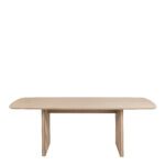 white pigmented dining table. oak dining table. Scandinavian dining table. modern wood dining table. panelled leg dining table. rectangular dining table. 6 seater dining table. Nordic style furniture. contemporary dining furniture. natural wood dining table. Lars dining table. minimalist dining table.