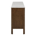 Solen Sideboard. Smoked oak sideboard. Ceramic top sideboard. Modern sideboard. Contemporary storage unit. Oak veneer furniture. Hallway sideboard. Dining room storage. Luxury sideboard. Modern home furniture. Scandinavian style sideboard. Premium sideboard. Stylish oak cabinet.