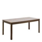 Solen dining table. Ceramic top dining table. Rectangular dining table. Modern dining table. Oak dining table. Smoked oak table. Luxury dining furniture. Contemporary dining room table. Heat resistant dining table. Scratch resistant table. Family dining table.