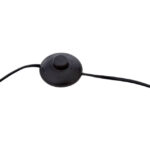 Arvis Iron Frame Floor Lamp. Modern floor lamp. Black iron frame lamp. White linen shade lighting. Minimalist home lighting. Contemporary floor lamp. Living room lighting. Bedroom floor light. Scandinavian lighting. Industrial modern décor. Sleek black lamp. Designer standing lamp. Ambient lighting solution. Boutique home décor.