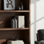 Lea Black & White Marble Bookends