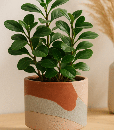Nori Terracotta Plant Pot. Terracotta planter. Abstract design plant pot. Bauhaus décor. Colourful ceramic planter. Handcrafted flower pot. Small and large plant pot. Modern boho décor. Artistic terracotta pot.