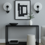 Nyra Marble Wall Light. White marble wall light. Modern wall sconce. Luxury marble lighting. Matte black wall light. Gold finish wall light. Elegant lighting fixture. Contemporary wall lamp. Designer wall light. Minimalist marble decor. High-end lighting design. Warm ambient wall light. Bedroom wall lighting. Hallway wall lamp. Modern interior lighting.