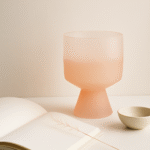 Ovia Ombre Pink Vase. Pink glass vase. Ombre decorative vase. Modern home décor. Blush pink vase. Small and large sizes. Minimalist glass décor. Elegant pink centerpiece. Contemporary home accessory.