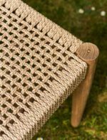 Hawthorne Set of 2 Dining Chairs. Reclaimed teak dining chairs. Teak and hyacinth chairs. Indoor outdoor dining chairs. Rustic wooden chairs. Sustainable dining furniture. Indonesian teak chairs. Natural woven seat chairs. Farmhouse dining chairs. Rustic dining room seating. Patio dining chairs. Eco-friendly furniture. Teak chair set. Weatherproof teak chairs. Handcrafted dining chairs.