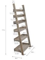 Aldsworth Wide Shelf Ladder Unit. Wooden ladder shelf. Rustic ladder shelving. Spruce shelf unit. Indoor outdoor ladder shelf. Plant ladder stand. Rustic bookshelf. Wide ladder display unit. Farmhouse style shelving. Kitchen ladder shelf. Potting shed storage. Home décor ladder shelf. Natural wood shelving unit. Folding ladder shelf. Decorative wooden ladder.