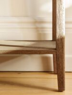 Chesterton Console Table. Wooden console table. Natural wood console. Bayur wood console. Mindi veneer console table. Rattan top console. Hallway console table. Rustic console furniture. Modern natural console. Handcrafted wooden table. Living room console table. Warm wood furniture. Stylish hallway storage. Indonesian wood furniture. Versatile console table.