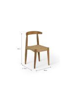 Hawthorne Set of 2 Dining Chairs. Reclaimed teak dining chairs. Teak and hyacinth chairs. Indoor outdoor dining chairs. Rustic wooden chairs. Sustainable dining furniture. Indonesian teak chairs. Natural woven seat chairs. Farmhouse dining chairs. Rustic dining room seating. Patio dining chairs. Eco-friendly furniture. Teak chair set. Weatherproof teak chairs. Handcrafted dining chairs.