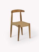 Hawthorne Set of 2 Dining Chairs. Reclaimed teak dining chairs. Teak and hyacinth chairs. Indoor outdoor dining chairs. Rustic wooden chairs. Sustainable dining furniture. Indonesian teak chairs. Natural woven seat chairs. Farmhouse dining chairs. Rustic dining room seating. Patio dining chairs. Eco-friendly furniture. Teak chair set. Weatherproof teak chairs. Handcrafted dining chairs.