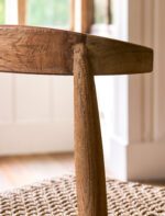 Hawthorne Set of 2 Dining Chairs. Reclaimed teak dining chairs. Teak and hyacinth chairs. Indoor outdoor dining chairs. Rustic wooden chairs. Sustainable dining furniture. Indonesian teak chairs. Natural woven seat chairs. Farmhouse dining chairs. Rustic dining room seating. Patio dining chairs. Eco-friendly furniture. Teak chair set. Weatherproof teak chairs. Handcrafted dining chairs.