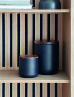 Linear Large Storage Cabinet. Natural ash cabinet. Sliding door storage unit. Modern storage cabinet. Vertical line cabinet. Minimalist storage furniture. Exposed shelving cabinet. Contemporary storage unit. Living room cabinet. Dining room storage. Home office storage. Scandinavian style cabinet. Modern wood cabinet. Tall storage unit. Functional home storage.